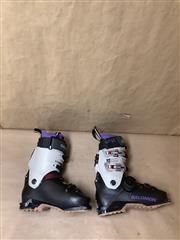 SALOMON SHIFT PRO ALPHA WOMENS BLACK/PURPLE SKI BOOTS-MP 25/25.5